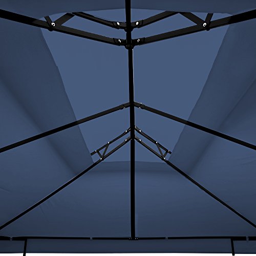 Deuba Pavillon Elda 3x4m Seitenwände Metall Gestell Eckig 12m² Festzelt Partyzelt Gartenlaube Gartenzelt Gartenpavillon… – Bild 5