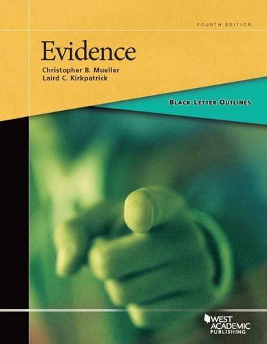 Download Black Letter Outline on Evidence (Black Letter Outlines) Download Black Letter Outline on Evidence (Black Letter Outlines)