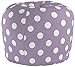 Big Joe , Lavender Polka Dot Classic Bean Bag Chair, Lavendar with White