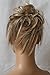 CAISHA XXL Hairpiece Scrunchie Updo Voluminous Slightly Wavy Messy Bun Light Brown Blonde Mix G21F