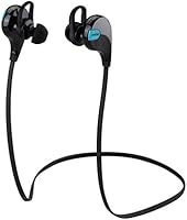 Mpow Swift Auriculares Eest&eacute;reo Bluetooth 4.0 para Correr, Cascos Deportivos y Resistente al Agua y Audor. con Tecnolog&iacute;a aptX Avanzada para iPhone, iPad, Samsung, PC y otros Tel&eacute;fonos Inteligentes - Color Negro