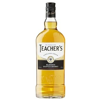 Teachers Highland Cream - Blended Scotch Whisky - 1 Ltr Litre - 40% ABV