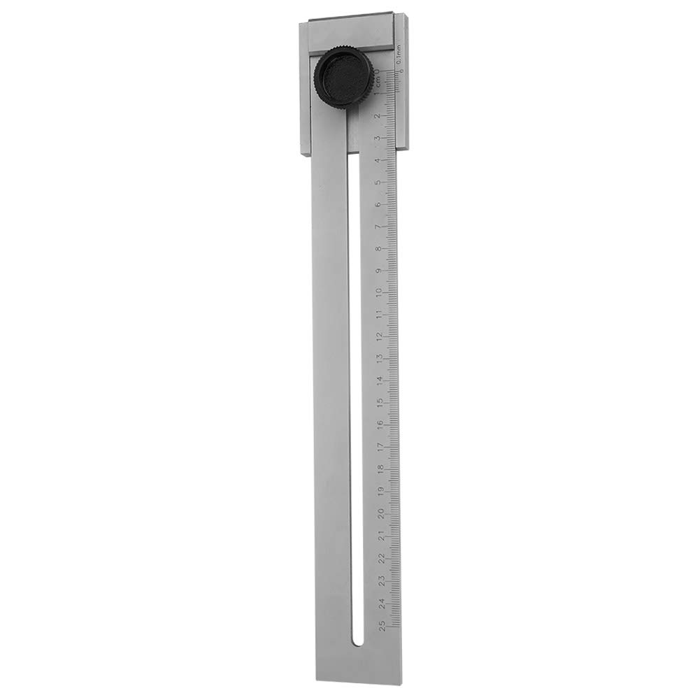 0-250mm Marking Gauge 0.1mm Accuracy Woodworking Sliding Line Rule Adjustable Ruler Positioning Block for Marking out Jobs