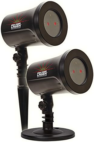 Star Night Laser Red/Green Static Lights 2 Pack