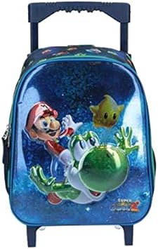 mochila de ruedas mario bros