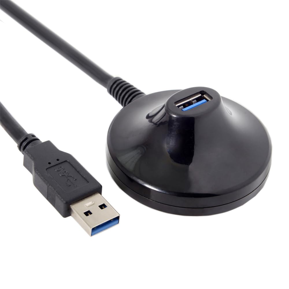 USB 3.0 Type-A Male to Female Extension Dock Station Docking Cable 0.8m