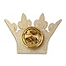 PinMart's Royal Gold Crown Lapel Pin
