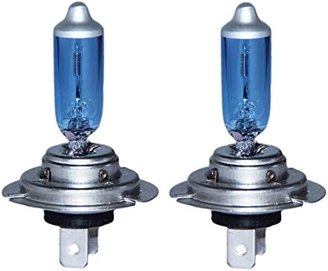 LEZEN H7 12V 100W Super White Car Halogen Bulb Xenon Filled Head (Pack of 2)