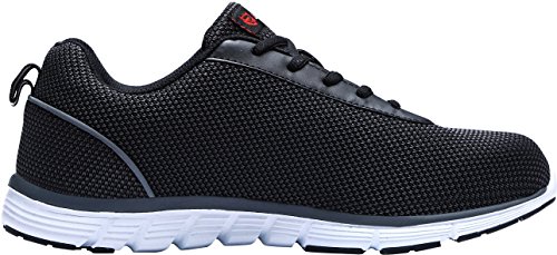 MODYF Steel Toe Work Safety Shoes Reflective Casual Breathable Outdoor Footwear (9.5)