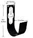 Garden Hose Hanger Wall Mount Heavy Duty Hose Holder Hook for 150ft 100ft 75ft 50ft Expandable Hose (Large, Black)