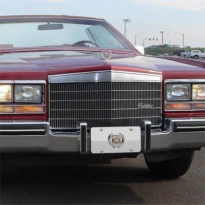 Cadillac Classic Logo Chrome Stainless Steel License Plate (Certified Refurbished) - Thumbnail 2