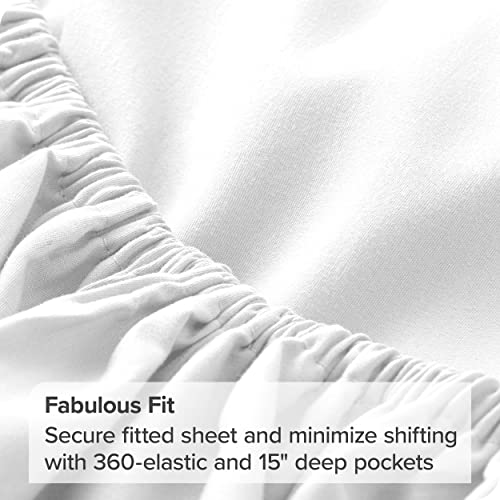 Fitted Bottom Sheet Twin XL Size - Premium 1800