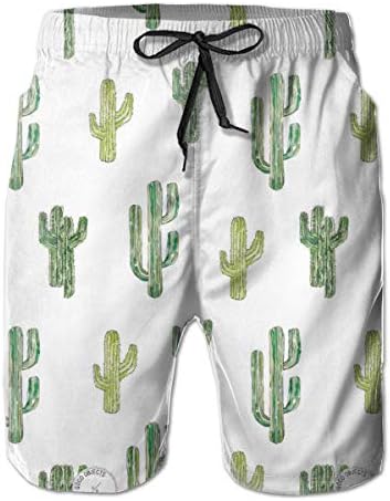 水着 メンズ サーフパンツ 海水パンツ ボードショーツ 海パン サボテン フォーク型 ビーチパンツ スイムショーツ 限定品 ボーダー 短パン 普段着スイムウェア 旅行 メッシュインナー 水陸両用 ビーチ 通気 おしゃれ人気 速乾