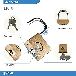 Squire LN4 Padlock, 39.5 mm, Others