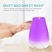 iHomy Aromatherapy Essential Oil Diffuser 100ml, Ultrasonic Cool Mist Humidifier with Adjustable Mist Mode & 7 Color LED Lights - Whisper Quiet Operation & Waterless Auto Shut-off
