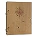 Schliersee 2-Ring 4x6 Photo Album, 120 Pockets, Columbus's Voyage Travel Wooden Cover Vintage Photo Book