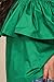Relipop Women's Sexy Short Sleeve Shirt Strapless Blouses Off Shoulder Tops (X-Large, Green)