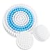 3Pcs Body Facial Cleansing Brush Head Replacement for ETEREAUTY 5 in 1 Waterproof Body Facial Brush