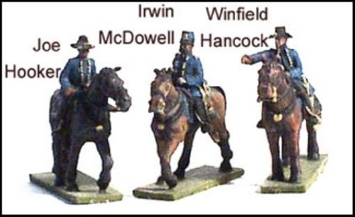 Micro Force American Civil War Figures - Command Federal Commanders #2
- Hooker, McDowell & Hancock