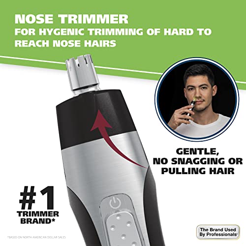 Wahl Lighted Nose, Ear, and Eyebrow Trimmer for Painless Easy to See