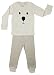 Elowel "Teddy Bear Face" 2 Piece Pajama Set 100% Cotton (12-18 Months)