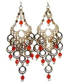 Rubie's Costume Jeweled Earrings