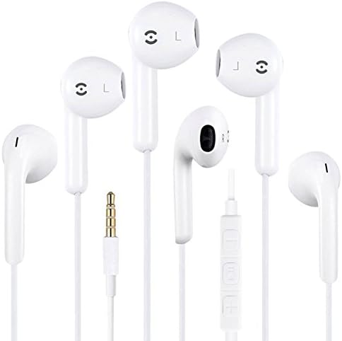 ViiVor Headphones Premium Quality Earphones Earbuds with Mic & Remote Control Fully Compatible with Apple iPhone Android Smartphones and all iPod iPad(2PACK) (3pack)