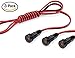 3 Pack of PLUG-N-PLAY Instrument Cluster LED Indicator Light Dash Bulbs. Aluminum Pilot Lights. Color Acrylic Lens. Flush Panel Mount 5/16