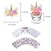 Coco & Ella Unicorn Party Cupcake Toppers Wrappers - Birthday Baby Shower Party Cake Decorations 24 Pcs Set + 3 Tier Cupcake Dessert Tower Stand
