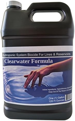 Clearwater Formula : Hydroponic System Biocide For Lines and Reservoirs