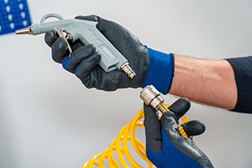 ABAC Druckluftpistole G-501, Ausblaspistole/Luftdruckpistole mit kurzer Düse, Ø 2 mm Düse, Druckluft Reinigungspistole mit max. Druck 8 Bar, Aluminium 2