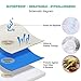 Shwite Premium Hypoallergenic Waterproof Mattress Protector Qween Size, Breathable Soft Cotton Terry Surface, Vinyl Free