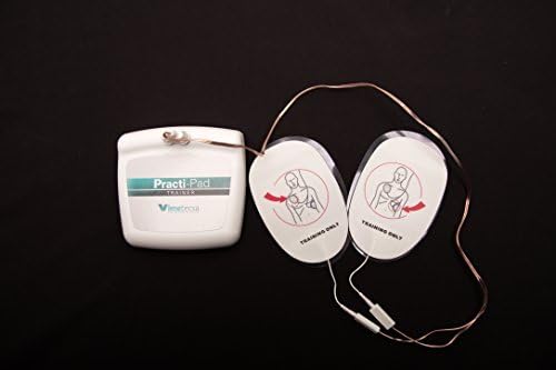 Three pack of PractiPad PAD Trainer for teaching correct AED Pad placement. CPR training only