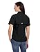 Columbia Women's PFG Tamiami II UPF 40 Short Sleeve Fishing Shirt, Black, Large