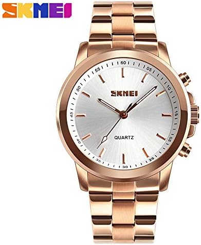 ZHANGZZ SKMEI腕時計美しい時計 WATCHメンズスマートクォーツウォッチレディースステップカウンターのアプリケーションを思い出させるBluetooth Photo SOSヘルプウォッチ (Color : 2)