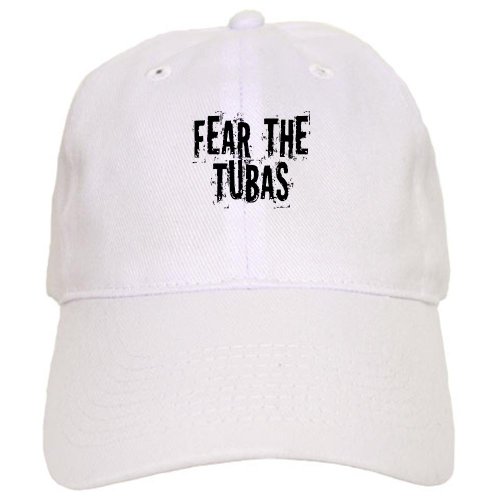 CafePress Fear The Tuba Cap Baseball Cap with Adjustable Closure, Unique Printed Baseball Hat White