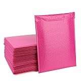 Fu Global #5 Pink Bubble Mailers 10.5x16 Inches Padded Envelopes Pack of 25