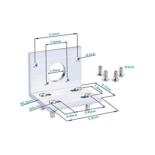 image for CQRobot DC 6V-20RPM/12V-40RPM w/Encoder Gear Motor with Metal Mounting