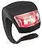 Frog Light - Two Black Waterproof Silicone Rear Bicycle Light (Red Light)