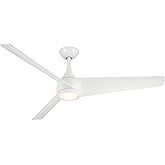 Minka-Aire F678L-WHF Twist 52" Ceiling Fan, Flat White