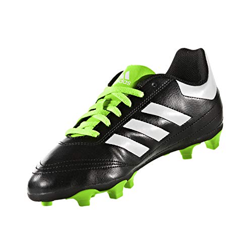 adidas Performance Kids' Goletto VI J Firm Ground Soccer Cleats, Black/White/Sgreen, 11.5 Medium US Little Kid adidas Performance Kids' Goletto VI J Firm Ground Soccer Cleats, Black/White/Sgreen, 11.5 Medium US Little Kid