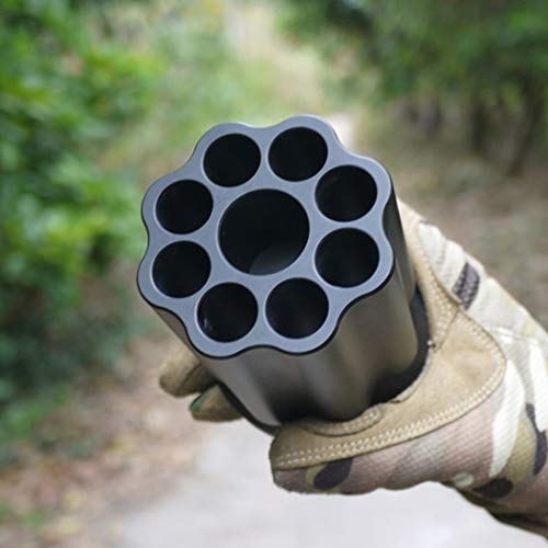 QIAN76 Rotating Revolver Pen Holder, Gun Cylinder Pen Holders, Favorite Pencil Holder and