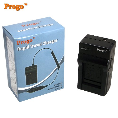Progo Tm Brand Li-Ion Rechargeable Digital Camera Battery Charger For Sanyo Db-L80 Db-L80A. Works For Sanyo Vpc-Ca100, Vpc-Cs1, Dmx-Cs1, Vpc-Gh1,Dmx-Gh1, Vpc-Gh2,Dmx-Gh2,Vpc-Gh3,Vpc-Cg10 - Thumbnail 2