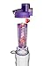 Zoma 25oz Fruit Infuser Water Bottle - Leak Free Locking Cap - BPA Free Tritan Plastic - Sport Spout - Carrying Loop and Finger Grips for Easy Transport