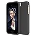 iPhone 5S Case, Maxboost [Vibrance Series] For Apple iPhone 5S / 5 Case Protective SOFT-Interior Slider Style Hard Cases Cover - Black