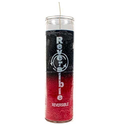 Botanica Emporium Reversible Vision Candle | Spell Candle for Reversing Spells or Harmful Circumstances | 7 Day Glass Spiritual Candle 8" Tall
