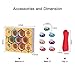 Kicoeoy Toddler Bee Hive Wooden Toys, Preschool Bee Game Motor Skills Toys for Kids Baby Early Educational Learning Colors and Sorting Counting Toddler Montessori Game Colorful Beehive Toys