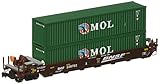 Kato USA Model Train Products Gunderson MAXI-I BNSF 