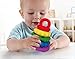 5 PC Rainbow Stacker Toy Teether Sensory Silicone rings for baby and children of all ages