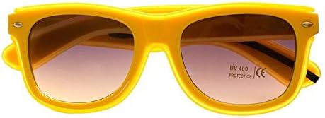 Rave Raptor LED Sunglasses Yellow Frame Yellow EL Wire Glasses for Festivals